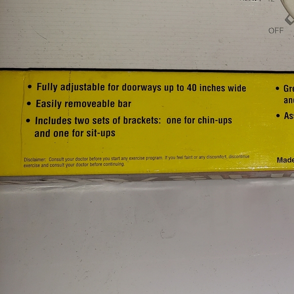 Chin Up Sit Up Exercise Bar NEW - Picture 6 of 10